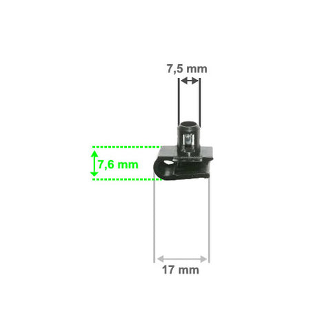 Drucknieten Türverkleidung W203, W211, W164, W204 