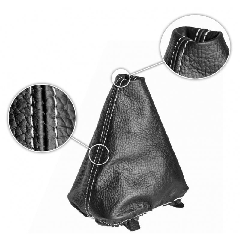 Schaltmanschette Aus Echtem Leder Für Mercedes SLK R171 - Perforiert & Stylisch